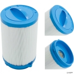 Cartridge, 40sqft, 6"d x 8-1/2"l, Rem Cap, ob, 3 oz, w/Lock Tabs